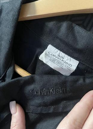 Сорочка calvin klein із чоловічого плеча ,льон + котон