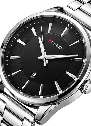 Чоловічий годинник curren panama silver metal