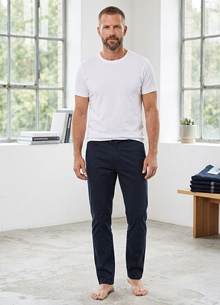 Мужские брюки чинос slim fit от livergy р. 30, 32, 34, 38, 40