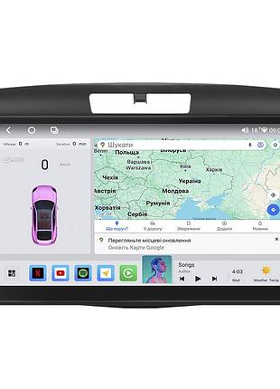 Штатная магнитола lesko для honda cr-v iv 2011-2015 экран 9" 4/64 qled carplay 4g wi-fi gps 360 prime
