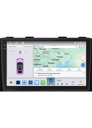 Штатная магнитола lesko для kia mohave i 2008-2016 экран 9" 4/64 qled carplay 4g wi-fi gps 360 prime