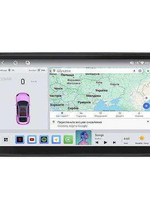 Штатная магнитола lesko для fiat scudo ii 2007-2016 экран 9" 4/64 qled carplay 4g wi-fi gps 360 prime