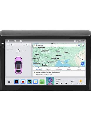 Штатная магнитола lesko для hyundai sonata vii (lf) рестайлинг 2017-2019 экран 9" 4/64 qled carplay 4g wi-fi gps 360 prime