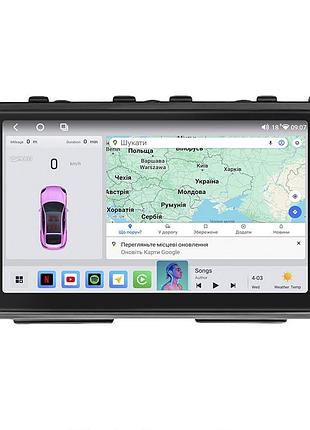 Штатная магнитола lesko для hyundai creta i рестайлинг 2020-2021 экран 9" 4/64 qled carplay 4g wi-fi gps 360 prime