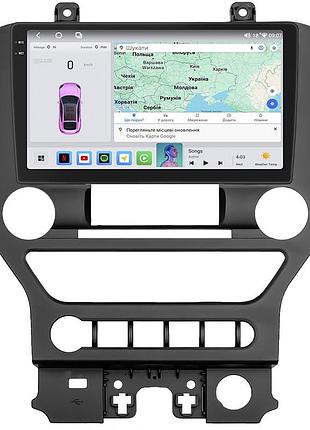 Штатная магнитола lesko для ford mustang vi рестайлинг 2017-н.в. экран 9" 4/64 qled carplay 4g wi-fi gps 360 prime