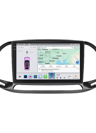 Штатная магнитола lesko для fiat doblo ii рестайлинг 2015-н.в. экран 9" 4/64 qled carplay 4g wi-fi gps 360 prime