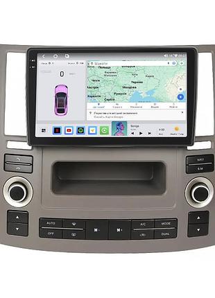 Штатная магнитола lesko для infiniti fx i (s50) рестайлинг 2006-2009 экран 9" 4/64 qled carplay 4g wi-fi gps 360 prime