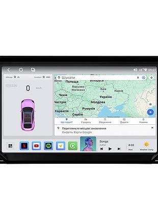Штатная магнитола lesko для seat ibiza v 2017-2021 экран 9" 4/64 qled carplay 4g wi-fi gps 360 prime
