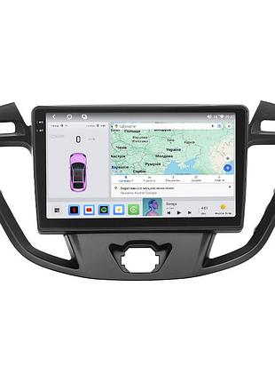 Штатная магнитола lesko для ford transit connect ii рестайлинг 2018-н.в. экран 9" 4/64 qled carplay 4g wi-fi gps 360 prime