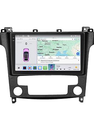 Штатная магнитола lesko для ford s-max i рестайлинг 2010-2015 экран 9" 4/64 qled carplay 4g wi-fi gps 360 prime