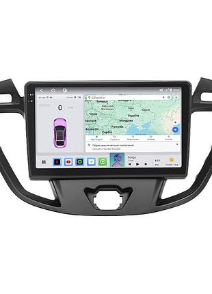 Штатная магнитола lesko для ford tourneo custom i рестайлинг 2017-н.в. экран 9" 4/64 qled carplay 4g wi-fi gps 360 prime