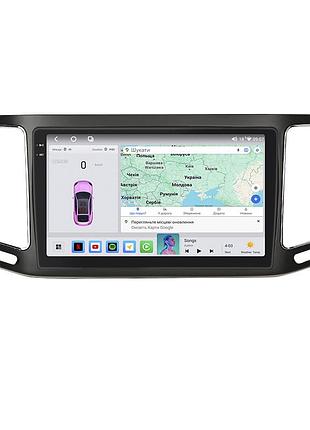 Штатная магнитола lesko для seat alhambra ii 2010-2015 экран 9" 4/64 qled carplay 4g wi-fi gps 360 prime