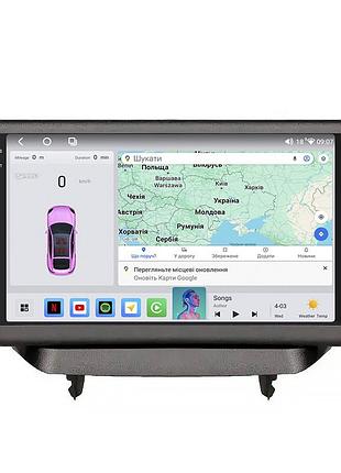 Штатная магнитола lesko для mazda 2 iii (dj) 2014-2019 экран 9" 4/64 qled carplay 4g wi-fi gps 360 prime
