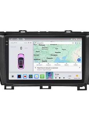 Штатная магнитола lesko для toyota prius iii (xw30) 2009-2011 экран 9" 4/64 qled carplay 4g wi-fi gps 360 prime