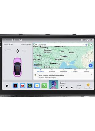 Штатная магнитола lesko для volkswagen polo vi (eu market) 2017-2021 экран 9" 4/64 qled carplay 4g wi-fi gps 360 prime