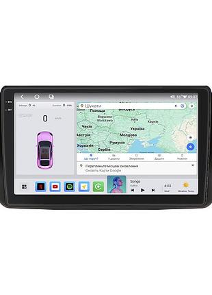 Штатная магнитола lesko для geely emgrand x7 i рестайлинг 2016-2019 экран 9" 4/64 qled carplay 4g wi-fi gps 360 prime