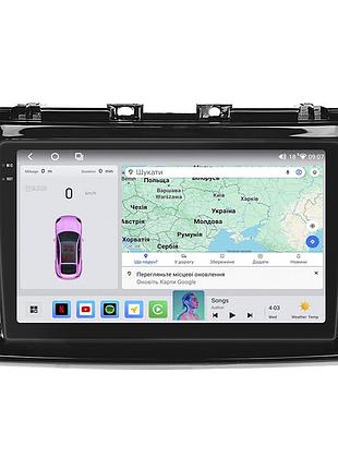 Штатная магнитола lesko для toyota estima iii рестайлинг 2008-2012 экран 9" 4/64 qled carplay 4g wi-fi gps 360 prime