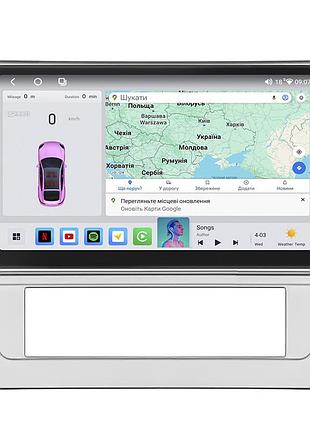 Штатна магнітола lesko для skoda superb i рестайлінг 2006-2008 екран 9" 4/64 qled carplay 4g wi-fi gps 360 prime
