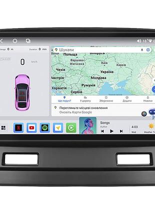 Штатна магнітола lesko для mitsubishi galant ix 2003-2006 екран 9" 4/64 qled carplay 4g wi-fi gps 360 prime