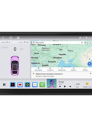 Штатна магнітола lesko для hyundai h-1 ii ver 2 2007-2015 екран 9" 4/64 qled carplay 4g wi-fi gps 360 prime