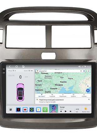 Штатна магнітола lesko для lexus ls iii рестайлінг 2003-2006 екран 9" 4/64 qled carplay 4g wi-fi gps 360 prime
