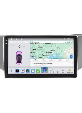 Штатна магнітола lesko для lexus rx ii рестайлінг 2006-2009 екран 9" 4/64 qled carplay 4g wi-fi gps 360 prime