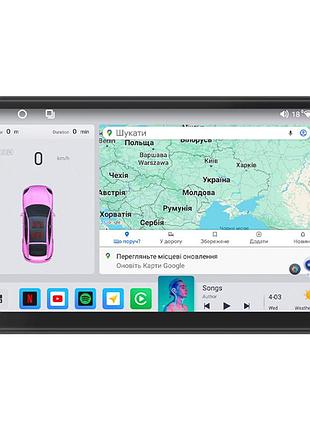 Штатна магнітола lesko для hyundai i40 i 2011-2015 екран 9" 4/64 qled carplay 4g wi-fi gps 360 prime