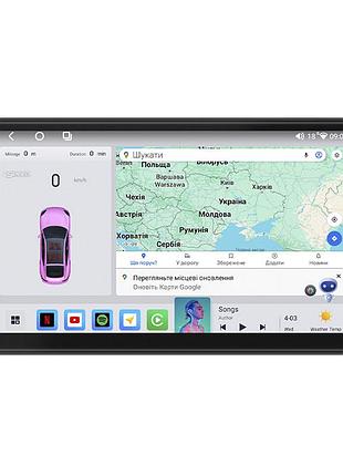 Штатная магнитола lesko для suzuki grand vitara iii рестайлинг 2 2012-2015 экран 9" 4/64 qled carplay 4g wi-fi gps 360 prime