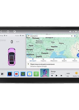 Штатная магнитола lesko для toyota sequoia i 2000-2004 экран 9" 4/64 qled carplay 4g wi-fi gps 360 prime