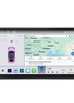Штатна магнітола lesko для kia sorento i 2002-2006 екран 9" 4/64 qled carplay 4g wi-fi gps 360 prime