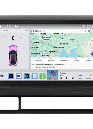 Штатна магнітола lesko для toyota tacoma ii рестайлінг 2011-2015 екран 9" 4/64 qled carplay 4g wi-fi gps 360 prime