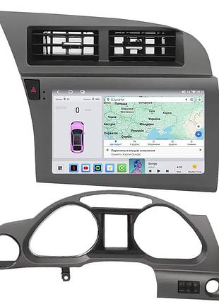 Штатна магнітола lesko для audi a6 allroad ii (c6) 2006-2008 екран 9" 4/64 qled carplay 4g wi-fi gps 360 prime