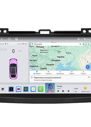 Штатная магнитола lesko для toyota land cruiser prado 120 series рестайлинг 2007-2009 экран 9" 4/64 qled carplay 4g wi-fi gps 360