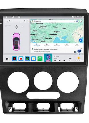 Штатная магнитола lesko для kia rio i рестайлинг 2002-2005 экран 9" 4/64 qled carplay 4g wi-fi gps 360 prime