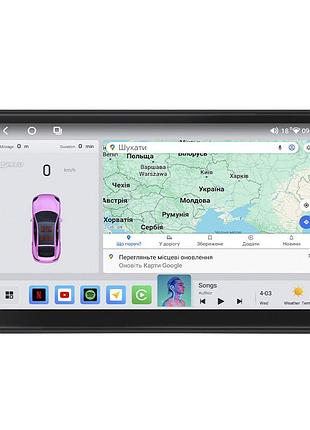Штатная магнитола lesko для audi a4 iii (b7) 2004-2009 экран 9" 4/64 qled carplay 4g wi-fi gps 360 prime