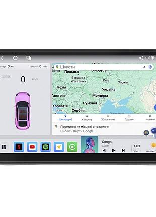 Штатная магнитола lesko для kia soul i рестайлинг 2011-2014 экран 9" 4/64 qled carplay 4g wi-fi gps 360 prime