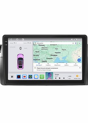 Штатная магнитола lesko для bmw 3 серии iv (e46) рестайлинг 2001-2007 экран 9" 4/64 qled carplay 4g wi-fi gps 360 prime