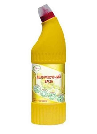 Моющее и дезинфицирующее средство для сантехники, 1л лимон тм сана