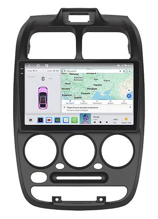 Штатная магнитола lesko для hyundai accent ii 1999-2012 экран 9" 4/64 qled carplay 4g wi-fi gps 360 prime