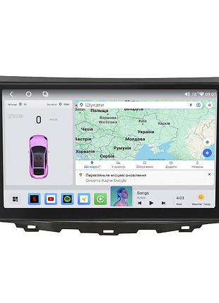 Штатная магнитола lesko для suzuki kizashi 2009-2014 экран 9" 4/64 qled carplay 4g wi-fi gps 360 prime
