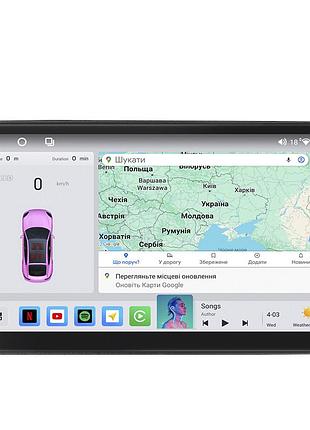 Штатная магнитола lesko для nissan navara (frontier) iii (d40) ver 2 2005-2010 экран 9" 4/64 qled carplay 4g wi-fi gps 360 prime