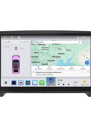 Штатная магнитола lesko для audi tts ii (8j) рестайлинг 2010-2014 экран 9" 4/64 qled carplay 4g wi-fi gps 360 prime