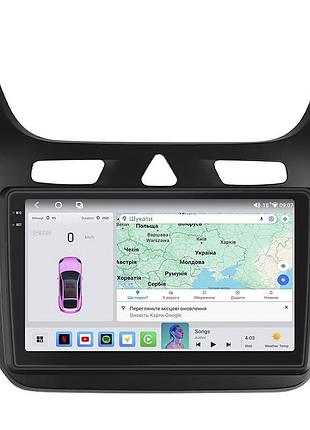 Штатная магнитола lesko для chevrolet cobalt ii рестайлинг 2020-н.в. экран 9" 4/64 qled carplay 4g wi-fi gps 360 prime