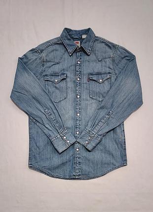 Джинсова сорочка levis s рубашка джинсовка як carhartt wip dickies wrangler g-star raw diesel fjallraven g-1000 arcteryx strauss lee cooper