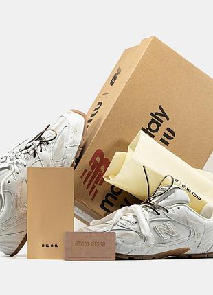 Кроссовки new balance 530 x miu miu