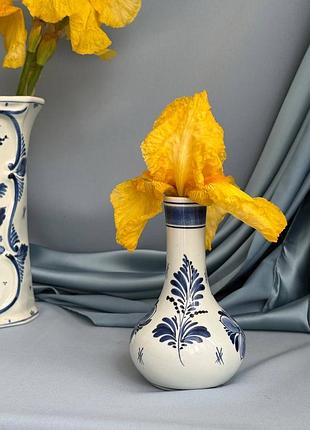 Ваза порцелянова gilde original delft.  на дні маркування: gilde original delft, handgemalt, holland.