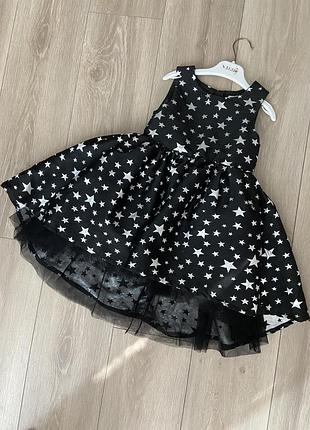 Чорна святкова сукня h&m на 3-4 роки