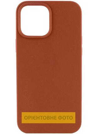 Чохол silicone case full protective (aa) no logo для apple iphone 16e / 17e (6.1") коричневий / brown