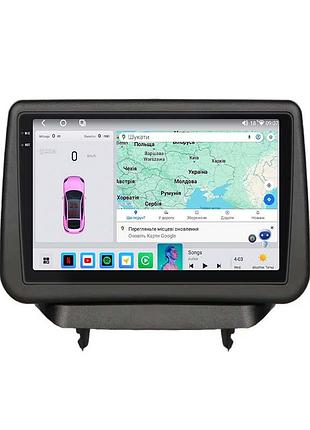 Штатная магнитола lesko для mazda demio iv (dj) 2014-2019 экран 9" 4/64 qled carplay 4g wi-fi gps 360 prime