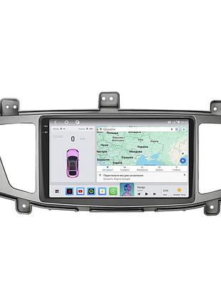 Штатная магнитола lesko для kia cadenza i 2009-2013 экран 9" 4/64 qled carplay 4g wi-fi gps 360 prime